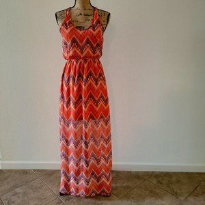 Bohemian Maxi Length Breezy Dress